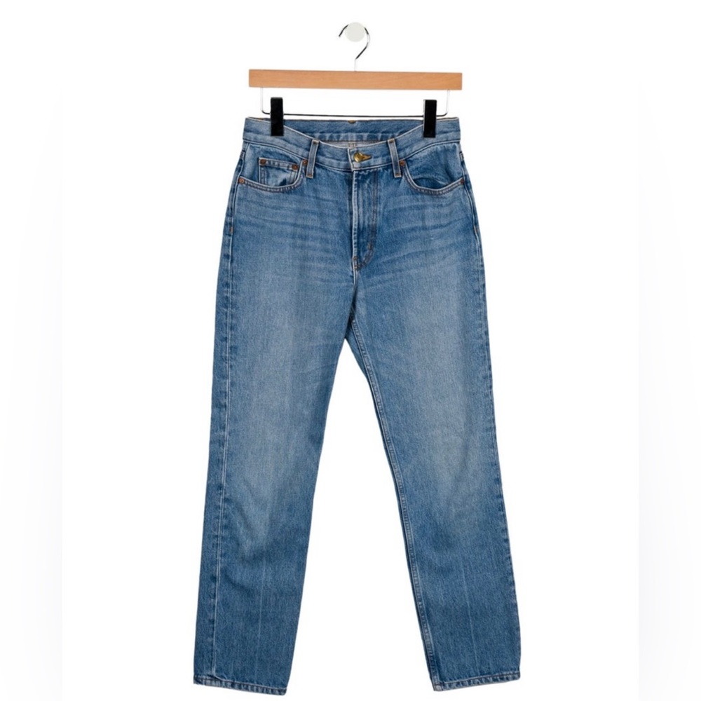 B Sides Field Straight Leg Jeans in Viva/Mid Blue Wash